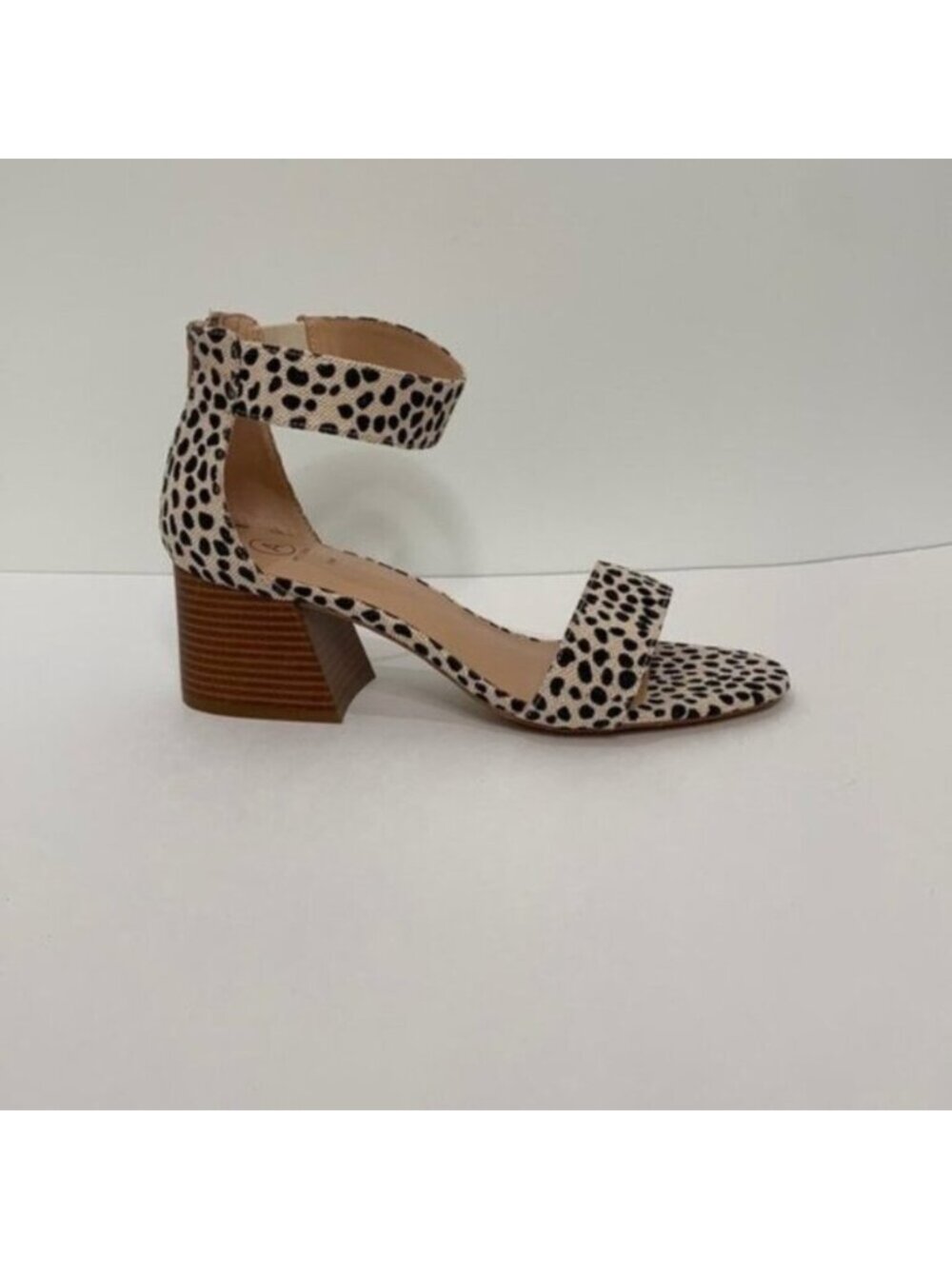 Addition Elle Wide Ankle Strap Cheetah Print Sandal size 10W NWOB